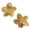 Gold, variant on SeekLGT Womens Gold Studs Flower Earrings, Golden Petals Big Stud Earring Stainless Steel Hypoallergenic Jewelry Gift for Everyday Wear Wedding, 1 Pair