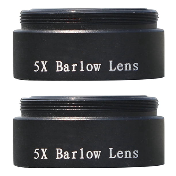 2X Lente Barlow 5X para Cualquier M28X0.6 Rosca 1,25 Pulgadas Telescopio Ocular Astronomía Tubo Extensor Diagonal O Adaptador de Cámara