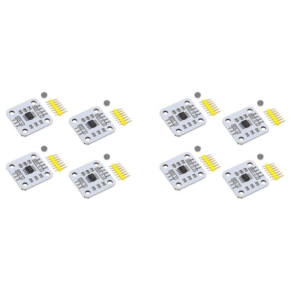 8Pcs AS5600 Magnetic Encoder Magnetic Induction Angle Measurement Sensor Module 12Bit High ,8 x AS5600 Magnetic Encoder,White