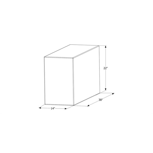 Icon Fresh Water Tank 12717 50 Gallon Capacity; Roto Molded