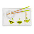 thumbnail image 3 of Disney Munchlings Sensational Snacks Toy Story Alien Sushi Plate Chopsticks New, 3 of 3