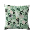 thumbnail image 2 of LNWH Green Granite Terrazzo Texture Throw Pillow Covers, Square Soft Linen Decorative Pillow Cases, 20"x20" Inch, 2 of 8