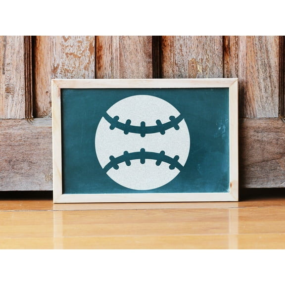 Baseball Stencil - Art and Wall Stencil (6"x6")