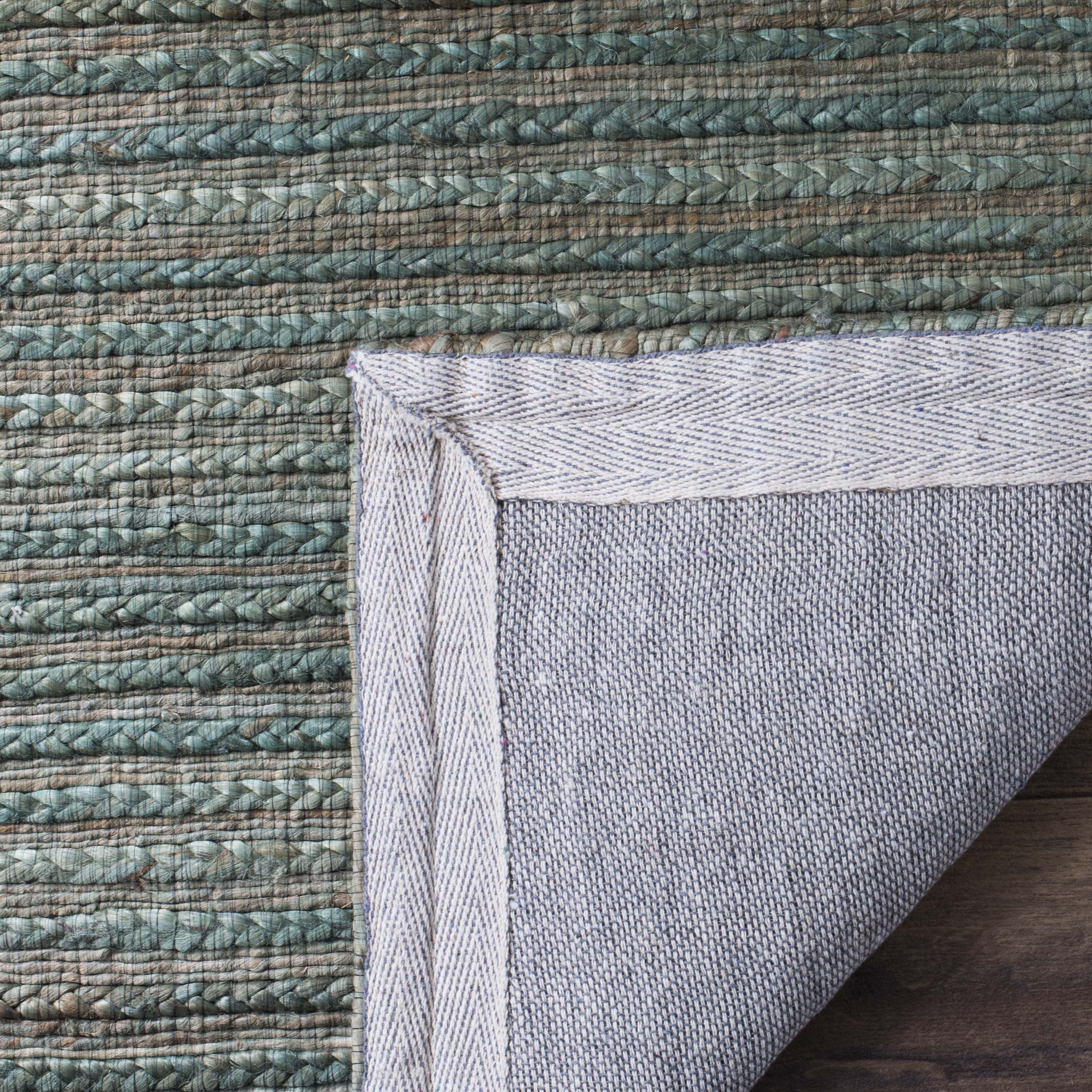 SAFAVIEH Cape Cod Eustacia Southwestern Runner Rug, Sage/Natural, 2'3" x 20'