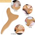 thumbnail image 2 of Kit de herramientas de drenaje linfático de madera -Herramientas de masaje de terapia de madera con bolsa de viaje – Herramienta de masaje anticelulitis Gua Sha de madera espalda, cuello, brazos, 2 of 5