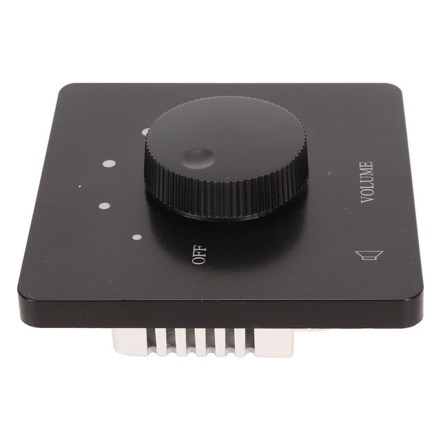 Control De Volumen De 50 W, Controlador De Volumen Con Perilla De Sintonización De 5 Velocidades Para Parlantes Domésticos Con Diseño Antideslizante, Material De PC Ignífugo