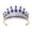 DeepBlue, variant on Elegant Rhinestone Crystal Adjustable Silver Bridal Crown for Weddings, Proms, and Pageant Activities