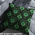thumbnail image 2 of Feelyou Black Green Damask Fabric by the Yard 10 Yards, Green Diamond Home Decor Fabric by the Yard, Western Romantic Sewing Fabric, Ultra Soft Home Decor, 2 of 6