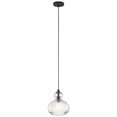 thumbnail image 1 of Kichler 43956OZ Riviera Collection Mini Pendant 1 Light, Olde Bronze - 10.25 in., 1 of 1