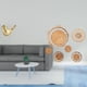 thumbnail image 2 of Figura de pájaros,Figura de pájaro dorado,decoración del hogar,estatua de animal,Manualidades de pared,Decoración para colgar en la pared,ratán artesanal tejido,Juego de decoración de, 2 of 8