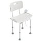thumbnail image 1 of Shower Chair, Shower Seat with Back, Adjustable Height Shower Stool, Shower Chair for Inside Shower Bathtub, Non-slip Bathroom Bench Bath Chair for Elderly Disabled Handicap, 350 lbs Capacity, 1 of 8
