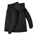 WenVen Men's Winter Jacket Windproof Puffer Coat Warm Hooded Quilted