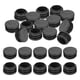 thumbnail image 1 of Tapas de Tubo de Plástico Uxcell 1-3/16"OD, 24Pcs Tapón Redondo, Negro, 1 of 6