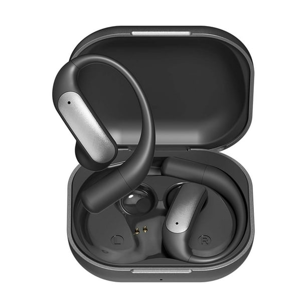 Auriculares abiertos para traductor de idiomas en tiempo real | Auriculares traductores de voz en 140+ idiomas | Diseño inalámbrico de gancho Bluetooth para los oídos | Duración de batería de 60