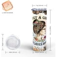 thumbnail image 2 of Book Lover Gifts for Women, Just A Girl Who Loves Books Tumbler, Bookish Gifts, Library Gifts for Librarians, Gifts for Readers Book Lovers, Gifts for People Who Like to Read on Birthday Christmas, 2 of 6