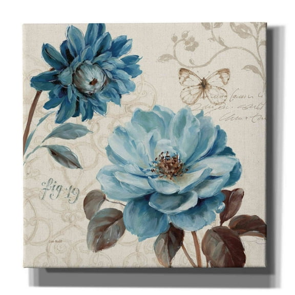 Epic Graffiti 'A Blue Note III' by Lisa Audit, Canvas Wall Art, 12"x12"