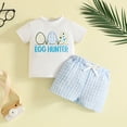 thumbnail image 2 of Gibobby Little & Big Girls Cute Outfit Sets, Crew Neck Graphic Print Summer 2-Pieces Short Sleeve Shirt and Shorts Sets Gray Size 5 T,2-3 Years,White, 2 of 7