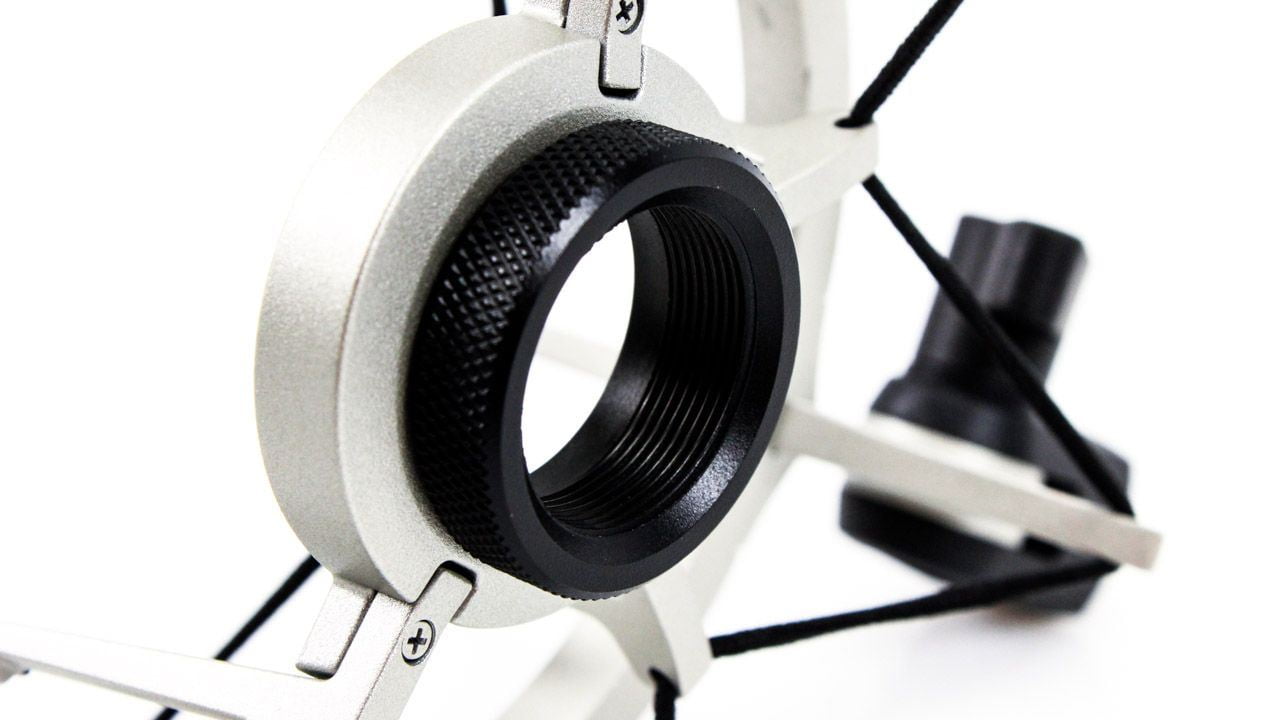 Neumann EA 4 - Shock mount for microphone - nickel - for Neumann EA 4 - Shock mount for microphone - nickel - for