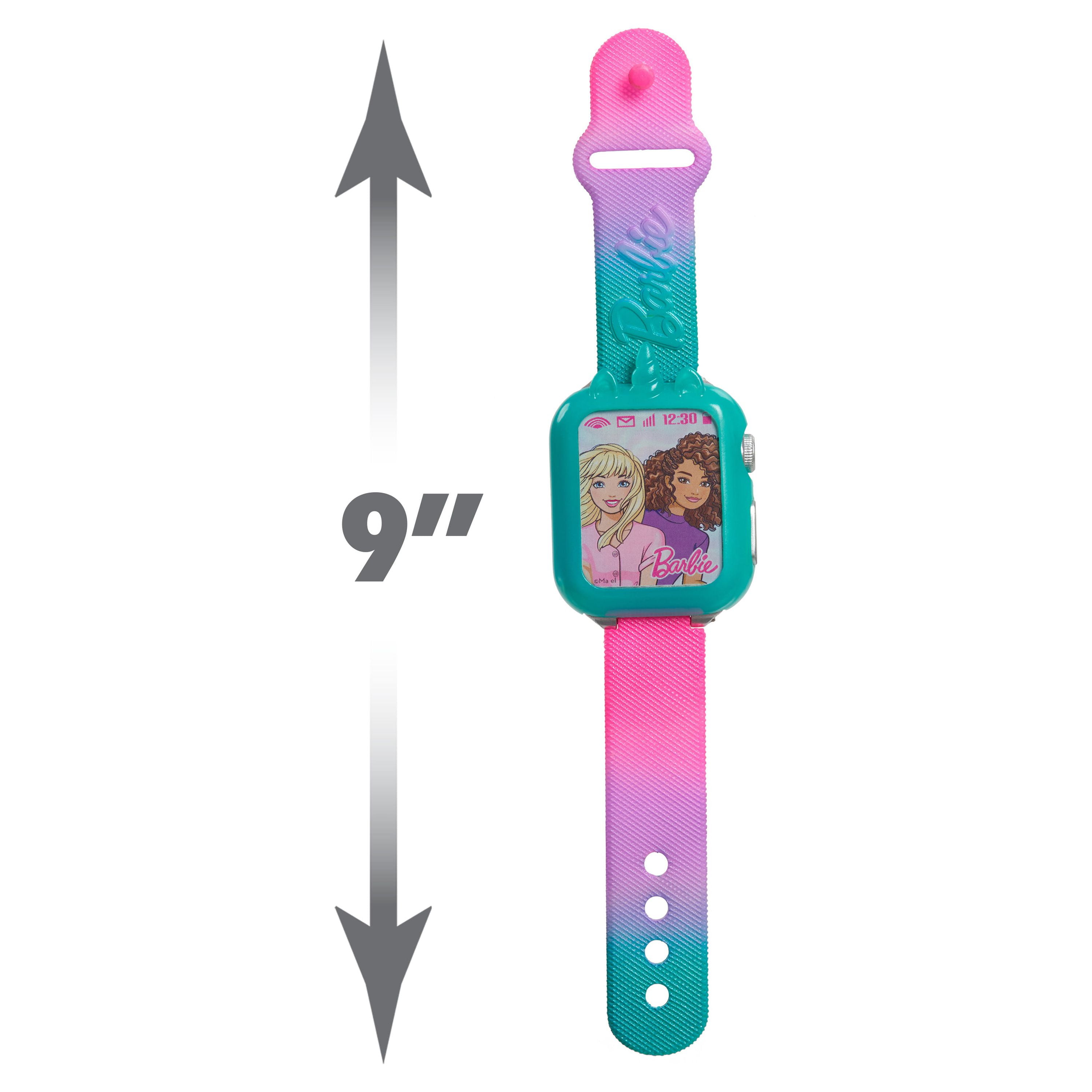 Barbie Electronic Toy Smart Watch with Lights, Sounds, and 2 Changeable Covers, Unicorn or Shooting Star,  Kids Toys for Ages 3 Up, Gifts and Presents