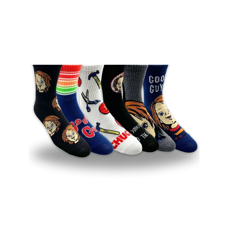 Chucky Men's Quarter Socks, 6-Pack photo 3