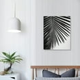 thumbnail image 4 of PIKWEEK  Framed Canvas Wall Art Large Tropical Coconut Palm Leaves Botanical Plants Watercolor Minimalism Modern Expressive Black and White for Living Room, Bedroom, Office, 4 of 5