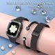 thumbnail image 4 of Compatible con Apple Watch Band con estuche, Women Girl Correa de malla de acero inoxidable Thin Silm Narrow Metal Reemplazo de pulsera con cubierta brillante para iWatch SE Series 6 5 4 Xemadio WMZL-1320-1, 4 of 7