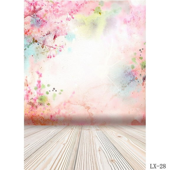 Light Spot Bokeh Glitter Wooden Floor Baby Portrait Photography Backdrops Props Photo Studio Backgrounds 21222 LX-03