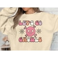 thumbnail image 2 of Let' Go Ghouls Sweatshirt, Funny Halloween Shirt, Fall Shirt, For Women, Ghost Shirt, Skeleton Shirt, Pumpkin Spice Latte, Cute Graphic Tee, 2 of 4