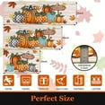 thumbnail image 2 of Fall Pumpkin Kitchen Rugs with Runner Sets 3 Piece Farmhouse Seasonal Harvest Holiday Party Rugs and Mats Non Skid Washable Kitchen Floor Mats for Home Hallway Sink Laundry Decor(Pumpkin), 2 of 6
