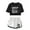 BlackWhite, variant on 42 DUGG Go Again Tee Shorts 2 Piece Sets Funny Clothes Fashion Short Sleeve Suit