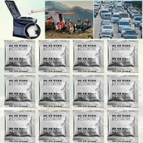 Portable Toilet Powder Portable Toilet Absorbent Gel Powder - 12Pack Poo Deodorizing Treatment for Outdoor Camping and Hiking