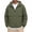 Army Green, variant on Men's Active Solid Jackets, Lightweight Anorak Coat Tops -Half-Zip, Hooded, Elastic Hem, Spacious Pocket, Durable Fabric, Versatile Streetwear(Black/XXL)