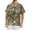 Earthy Yellow_001, variant on Scrubs for Men Top Plus Size Short Sleeve V-Neck Nurse Uniform Camo Printed Stretch T-Shirts Soft Comfort Nursing Tops with Pockets Army Green S