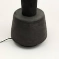 thumbnail image 7 of 29" Artisan Wood Table Lamp – Hand-Brushed Base & Black Drum Shade, 100W Max (Bulb Not Included), 7 of 7