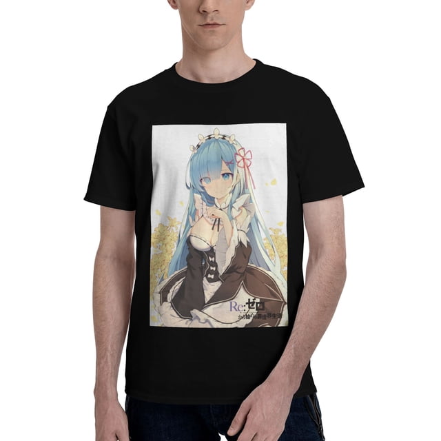 Camiseta de Manga Corta para Hombres Re:Zero