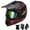 Red, variant on Oryxearth Motocross Dirt Bike Helmet, Off-Road Motorcycle & ATV Helmet with Goggles Gloves, Red, M