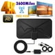 thumbnail image 3 of Antena TV High Gain Dormitorio Diseño plano 4K Amplificador de antena digital 3600 Miles Noticias locales Pronóstico del tiempo Suministros de televisión sidaley EL005849-00, 3 of 7