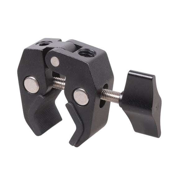 Sinyiin Aluminum Super Crabbing Clamp with 1/4inch 3/8inch Screw Threaded for Photography Accessories Equipment Mounting