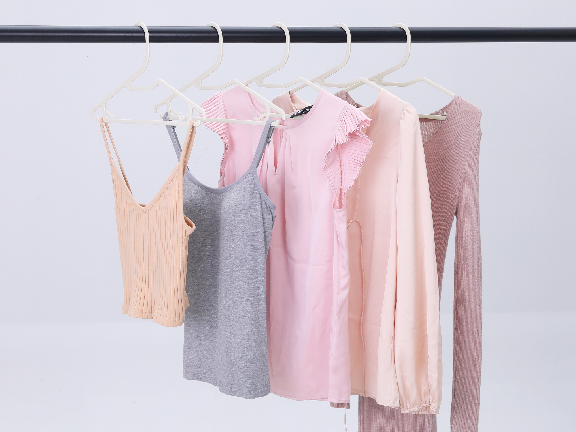Unique Bargains Plastic Pants Hangers with Non-Slip Hook 20 Packs Gray