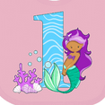 thumbnail image 4 of Inktastic First Birthday Mermaid Girls Baby Bib, 4 of 4