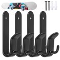 thumbnail image 1 of Pinzas de montaje en pared para tablas de snowboard Rolitwils, de acero con protección de goma, 1 of 7