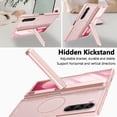thumbnail image 4 of Funda magnética rosa YQODSZ para Samsung Galaxy Z Fold 6, 4 of 7