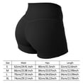 thumbnail image 2 of Pantalones cortos de motociclista de cintura alta para entrenamiento de niñas con cintura cruzada para entrenamiento de yoga, 2 of 6