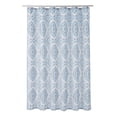 thumbnail image 1 of Fabric Shower Curtain - 72 x 72 Inch, Blue/Gray Medallion, 1 of 5
