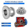 thumbnail image 4 of 2pcs/set CJ0618 T29xT21 T20xT12 Dual Gears Metal Lathe Gear Duplicate Gear Double Gear - In Stock, 4 of 5