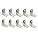 thumbnail image 5 of Phenofice 10Ud Soporte En Ángulo L De Hierro Plata Para Uso En Armarios Sillas Y Refuerzo Muebles, 5 of 8