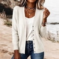 thumbnail image 2 of ShomPort Cardigan Sweaters for Women Button down Knit Cardigans Casual Lightweight Sweater, 2 of 5