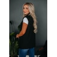 thumbnail image 4 of Kindra Oversized Vest - Black, 4 of 5