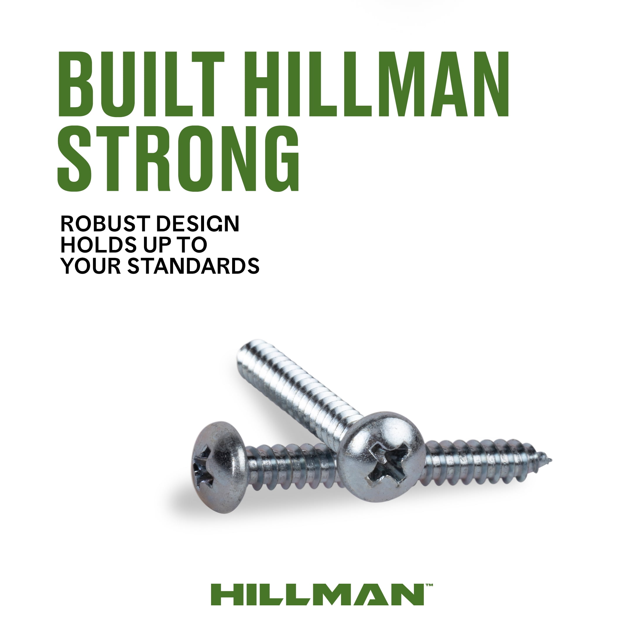 (5 pack) Hillman Sheet Metal Screws, #6 x 1/2", Steel, Zinc, Interior, Phillips, Silver, 31 pack