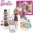 thumbnail image 2 of Juego de supermercado Barbie con accesorios, caja registradora de simulación, carrito de compras, juguete para jugar a las casitas, muñeca Barbie, regalo para niñas FRP01 xuanjing unisex, 2 of 2
